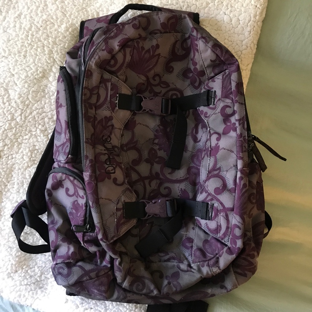 purple Dakine backpack